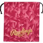 ローリングス Rawlings トライアングルG グラブ袋 ブライトローズ 野球 グローブ袋、バンド 40x34.5CM ブライトローズ EAC16S03-BRS