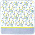 .book@ made in Japan towel handkerchie gauze lady's child block .. handkerchie -f zoo . is sibi Logo u25×25cm 02725