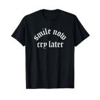 チカーノ 刺青 暴力団員 Smile Now Cry Later Tシャツ