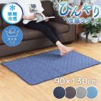 ラグ 冷感ラグ 夏用 ひんやり ラグマット 洗える Q-MAX 0.4 約90×130cm 父の日 夏 接触冷感 軽量 北欧 おしゃれ 無地 カーペット キルトラグ ジーナ