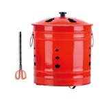 家庭用焼却炉 ゴミ焼却炉 、強力で高温耐性、燃焼バレル焼却炉ケージの火ピットヤードの残骸の燃焼焼却炉庭の紙の葉のゴミの木の裏庭のたき火 家庭用