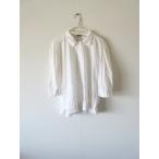 KristenseN DU NORD / クリステンセンドゥノルド A-240 stretch cotton henley neck shirt 2 WHITE / 長袖 シャツ ブラウス