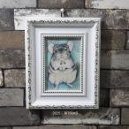 ショッピング色鉛筆 原画 1点もの ボールペン画 日本人作家 色鉛筆画 絵画 絵 アート 額入り 額装付き 現代アート インテリア チンチラ