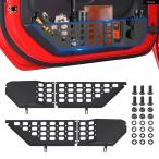 ショッピンググラディエーター 【並行輸入品】ジープ ラングラー JL JLU 4XE 2018-25 グラディエーター JT 2020-25 メタル ボックス カーフロントドアポケットストレージ インテリア