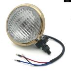 ショッピングチョッパー 【並行輸入品】オートバイ ブラック ブレット 真鍮メッキ トリム ヘッドライト ハーレー チョッパー SX650 TRI