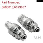 並行輸入品6680018 6679837 油圧 フラットフェイスクイックカプラ 油圧 変換ヘッド ボブキャット スキッドステア
