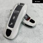 並行輸入品  キーケース サブグレー カバー シェル ポルシェ 718 911 パナメーラ カイエン マカン ボクスター ケイマン