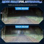 【並行輸入品】7インチ ラウンドLED ヘッドライト 200W 30000LM イエロー エンジェルアイズ ヘッドランプ ラングラー JK TJ LJ カマロ マツダ ハマー