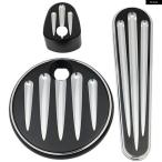 ショッピング09-10 【並行輸入品】CNC イグニッション スイッチカバー 3点セット ハーレー ツーリング 07 08 09 10 11 12 13 エレクトラ ストリート/ロード グライド FLHTC FLH