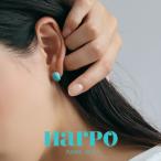 HARPO アルポ TURQUOISE CABOCHON EARRINGS E331 ターコイズ カボション ピアス イヤリング ハルポ レディース ブランド インディアンジュエリー