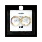 acrylicak Lyric gum earring жевательная резинка серьги детали Sursa-TSUGI 3tsugi мрамор белый боль . нет серьги склон ..masako ban бренд сделано в Японии 