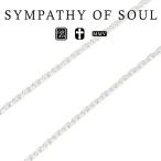 シンパシーオブソウル C1210NH 1.4mm 45cm シルバースクエアケーブルチェーン 生地 sympathy of soul