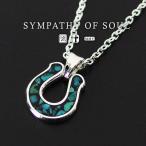 ショッピングソウルシルバー シンパシーオブソウル ネックレス sympathy of soul Horseshoe Inlay Necklace