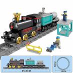 ブロック互換 レゴ 互換品 レゴトロッコ機関車+カーゴトレイン 鉄道 電車 クリスマス プレゼント