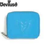 ショッピング2price デビルユース DEVILUSE Heartaches Mini Wallet MidBlue H9cm×W11cm×D2cm ウォレット ミニ財布 メンズ レディース