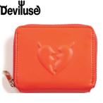 ショッピング2price デビルユース DEVILUSE Heartaches Mini Wallet Orange H9cm×W11cm×D2cm ウォレット ミニ財布 メンズ レディース