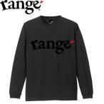 レンジ range tシャツ LOGO LS TEE BLACKBLACK 長袖 Tシャツ カットソー ブラック