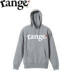 ショッピングRANGE レンジ range パーカー LOGO PULLOVER HOODSWEAT H.GREY プルオーバーフード スウェット ヘザーグレー