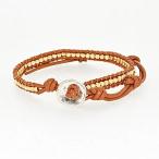 Yahoo! Yahoo!ショッピング(ヤフー ショッピング)ラップブレス 1連レザー 合金メッキゴールド メンズ＆レディース