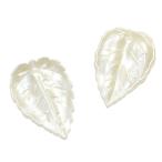  Vintage дизайн leaf type акрил производства бисер 28mm×19mm жемчужно-белый 2ko ввод CT115