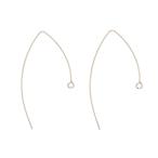  аксессуары детали металлические принадлежности V знак type серьги из нержавеющей стали 1 пара ввод CY004 ST