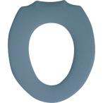 オカトー ナチュラル O型便座カバー ブルー 【O型 無地 トイレタリー トイレカバー ふかふか シンプル 冷え防止 おしゃれ 1人暮らし 新生活】