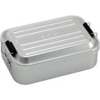 スケーター AFT8B ふわっと盛れる アルミ製 弁当箱 1段 シルバー 850ml 【Skater お弁当 アルミ 仕切り コンパクト 銀 おしゃれ スタイリッシュ】