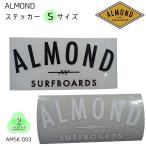 Almond Surfboards &amp; Design миндаль Surf стикер S размер STICKER наклейка разрезное полотно номер товара AMSK-003 Япония стандартный товар 