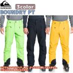 21/22 Quiksilver クイックシルバー スノー スノーボードウェア パンツ BOUNDRY PT 防水 透湿 裾丈裾幅調節機能 メンズ EQYTP03144 日本正規品