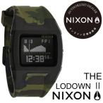 NIXON ニクソン 腕時計 THE LODOWN 2 ザ ローダウン2 Black/Green camo 日本正規品