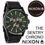 NIXON ニクソン 腕時計 THE SENTRY CHRONO ザ セントリー クロノ MATTE BLACK / SURPLUS 日本正規品