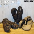 ショッピングミトン スノボ スキー スノーボード 手袋 グローブ  WILLOW ウィロー ミトン LOGO MITT 雪 防水 透湿 メンズ ユニセックス WLGL-002 日本正規品 23/24