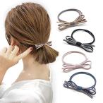BIANHUAN ヘアゴム リボン 大人っぽい シンプル おしゃれ ヘアアクセサリー ヘアアクセ 大人 かわいい 細 ヘアアレンジ オフィス