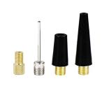 バルブアダプター 自転車バルブ変換アダプター 仏式米式変換&ボール針&テーパーノズル 浮輪 ボール用空気入れ4セット