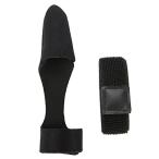 釣り竿 キャップ ロッドカバー ロッドティップカバー プロテクター ストラップ 拡張可能 先端保護 トップカバー＆ロッドベルト 全3色(ブラ