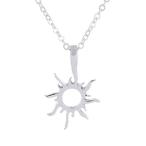 Yahoo! Yahoo!ショッピング(ヤフー ショッピング)ALOHAMONI （アロハモニ） 太陽 モチーフ ネックレス サン SUN チャーム 幸運 お守り ハワイアン ジュエリー 小ぶり 華奢