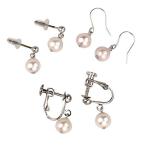 Yahoo! Yahoo!ショッピング(ヤフー ショッピング)パールピアス イヤリング 宇和島あこや真珠 ホワイト スイングタイプ ニッケルフリー レディース 6月の誕生石 イヤリング