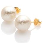 Yahoo! Yahoo!ショッピング(ヤフー ショッピング)アールデイズ R-days コットンパール ピアス （キスカ10mm） 3色3サイズ 日本製