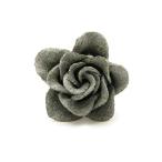 Yahoo! Yahoo!ショッピング(ヤフー ショッピング)ラペルピン メンズ レディース コサージュ 薔薇 バラ ミニサイズ フラワー 花 ピンブローチ js10016 （グレー）