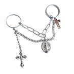 Yahoo! Yahoo!ショッピング(ヤフー ショッピング)クロス マリア 指輪 リング フリーサイズ チェーン 十字架 シンプル お洒落アイテム ステンレス かっこいい 韓流 かわいい リングセット