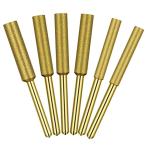 KEWAYO 6本セット 研削用ドリルビット ダイヤモンド砥石 円筒形 チェーンソー研削ヘッド研磨ビット シャンク3mm（4.0mm/4.8