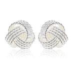 Yahoo! Yahoo!ショッピング(ヤフー ショッピング)ナオットジュエリー シルバーピアス Twist Silver Pierce （直径 1cm） naotjewelry レディース スタッド