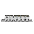  multi socket set 7 piece difference included angle 1/4"(6.3mm) STRAIGHT/10-1912 (STRAIGHT/ strut )