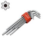 L型ヘクサロビュラレンチセット 9ピース (いじり止め付) STRAIGHT/10-2306 (STRAIGHT/ストレート)