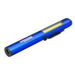充電式LEDペンライト 調光機能UVライト付き ブルー STRAIGHT/38-972 (STRAIGHT/ストレート)