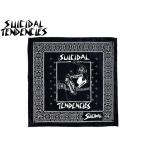 SUICIDAL TENDENCIES[ Hsu носорог daru* тонн электронный - Zoo ]ST SK8 LANCE BANDANA BLACK/WHITE skate Ran s бандана черный / белый 20704