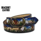 BRACKNEY LEATHER WORKS ブラックニーレザーワークス LEATHER BELTS EAGLE アメリカ製型押レザー ベルト イーグル NO,37 21028