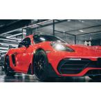 PORSCHE ポルシェ 718 ケイマン ボクスター用 Stuttmateタイプ フロントバンパー 2種類有 FRP 局部カーボン バンパー フロントエアロ エアロパーツ 982
