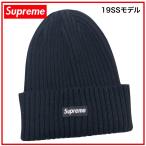 Supreme シュプリーム 19SS  帽子 ニット帽  ロゴ 2019SS Overdyed Beanie ブラック