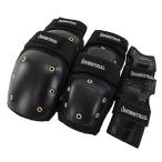 INDUSTRIAL（インダストリアル) PAD 3点SET (肘 膝 手首)「子供〜大人用」スケボー スノボー BMX 自転車 プロテクター